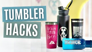 Cricut Tumbler HACKS that will BLOW YOUR MIND!