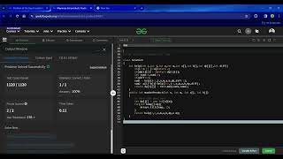Today GFG POTD Solution  - C++ , JAVA  07/04/2024