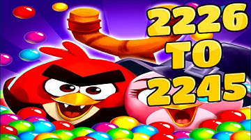 Angry Birds Stella Pop Levels {2226 To 2245} Non PowerUp Walkthrough For Android & iOS