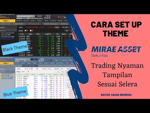 Cara Mengatur Tampilan MIRAE ASSET SEKURITAS Versi Desktop - Trading Nyaman Sesuai Selera
