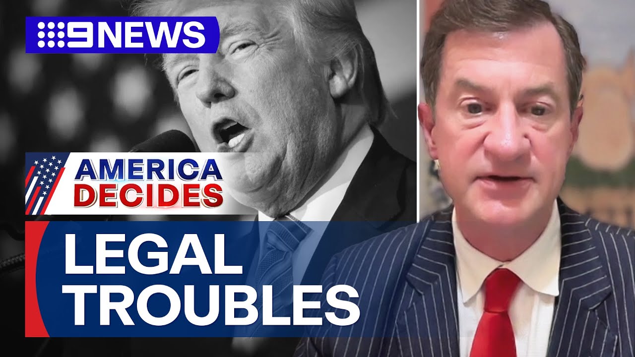 What happens to Trump's legal troubles if he wins? 9 News Australia