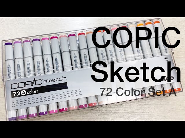 Copic Sketch Marker Set - 72 Pens - Set C
