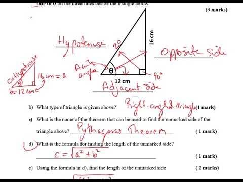 Question 4 | Trigonometry | Pythagoras Theorem and Trig Ratios - YouTube