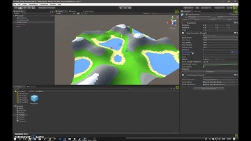 Working on terrain generation in Unity