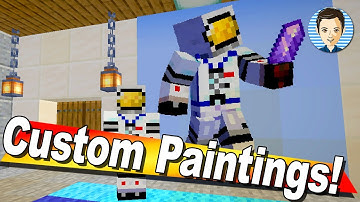 How to Custom Paintings Minecraft 1.18.1 Texture Pack Java Tutorial