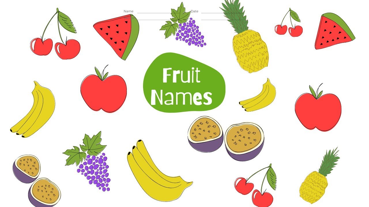 Test fruit fruits