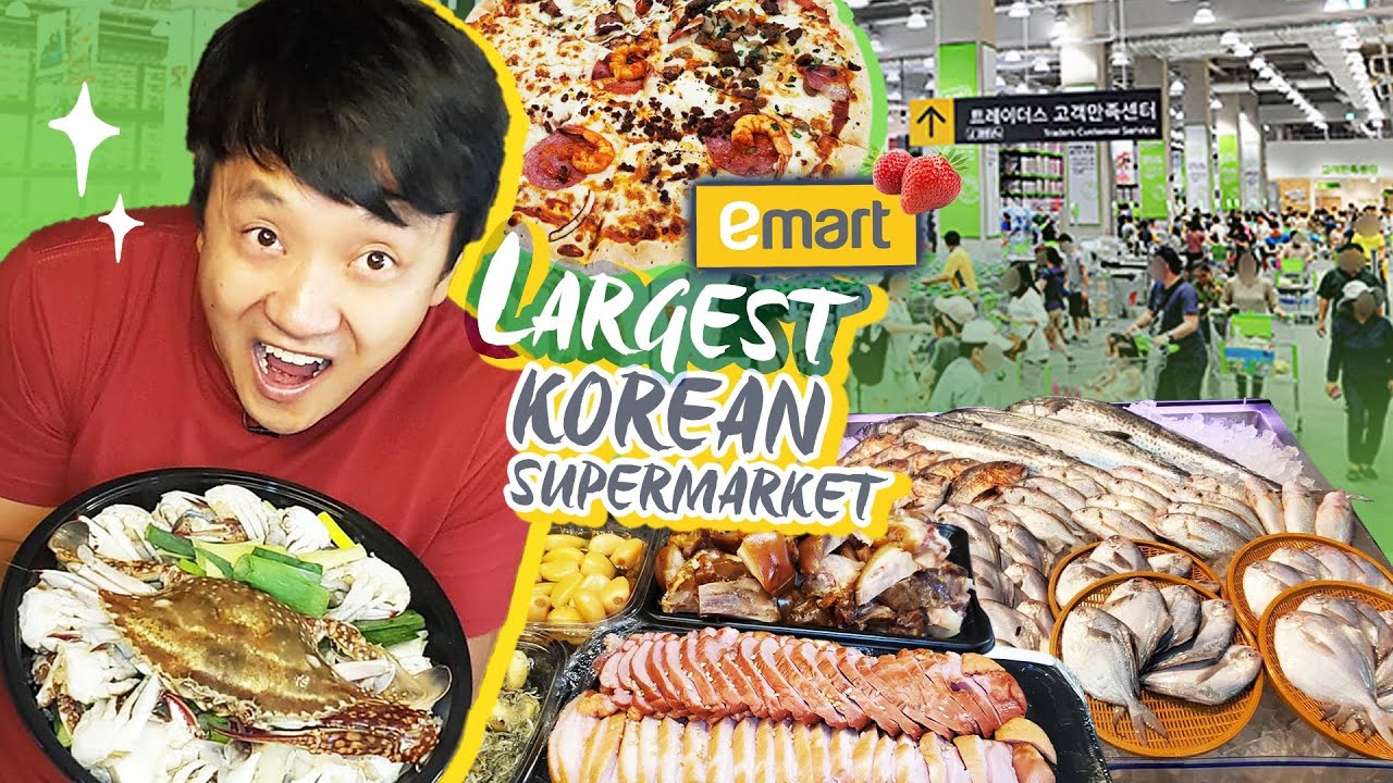 Brunch at The LARGEST KOREAN SUPERMARKET! Emart FOOD REVIEW | Strictly Dumpling