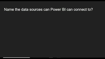 Power BI interview questions part -4