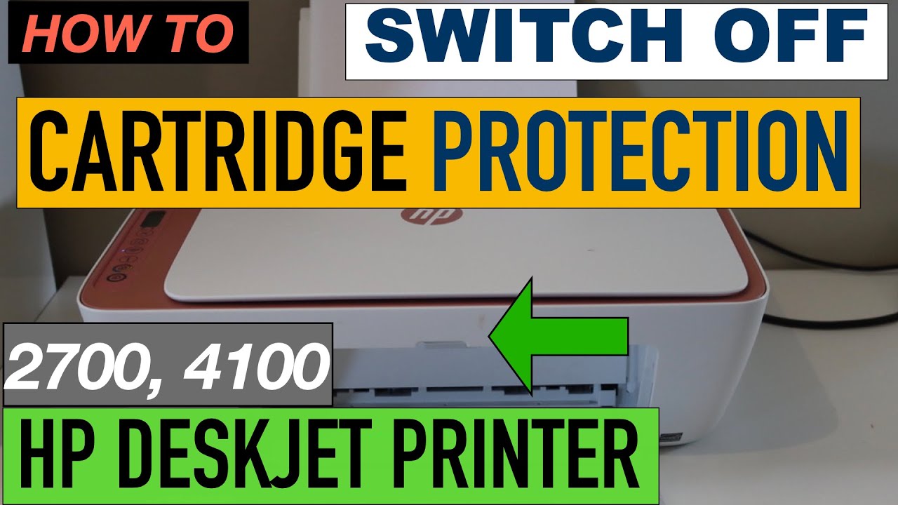 Lodge detectie Wortel Hp Cartridge Protection Remove, Disable, Turn off, Reset or Turn On To Use  in Other Printer. - YouTube