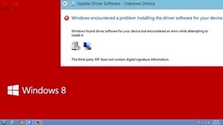 [fix] the third party inf (driver) does not contain digital signature information