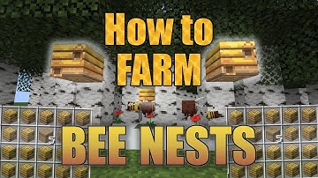How to get TONS of Bee Nests in Minecraft!