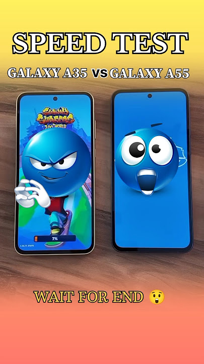 Galaxy A35 vs Galaxy A55 ll Speed Test 🔥😲
