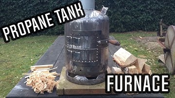 Wood Stove Made From A Propane Tank! | Workshop Satisfaction