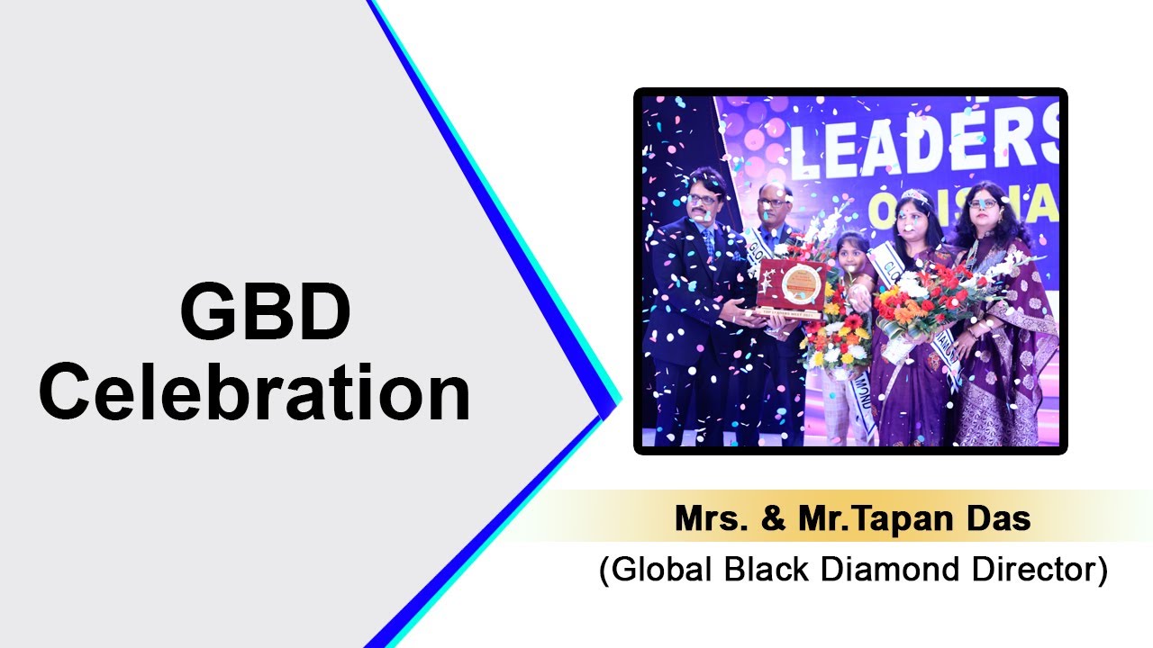 GBD Celebration of Mrs MrTapan Das  Global Black Diamond Director  Modicare