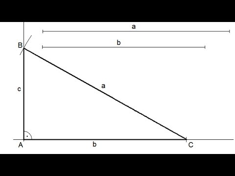 Video: Hur Man Ritar En Rätt Triangel Längs En Spetsig Vinkel Och Hypotenus