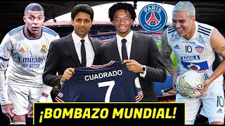 🚨BOMBAZO MUNDIAL: MBAPPE LE ABRE LAS PUERTAS a CUADRADO PSG ¡FICHAJAZO! - JUANFER SALIDA - JAMES