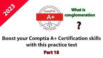Comptia a+ practice test question &  answer part 18 | IT practice test online 2023