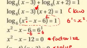 LC HL solving logs with algebra