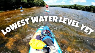 LOWEST WATER LEVEL YET // SUP Camping on the James