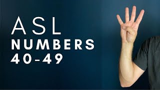 Numbers 40-49 in ASL | American Sign Language for Beginners screenshot 5