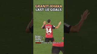 Banger+ Merchant Granit Xhaka Last 10 Goals Resimi