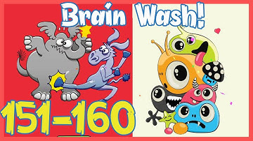 Brain Wash Level 151 152 153 154 155 156 157 158 159 160 Solution Walkthrough | Brain Wash Answer