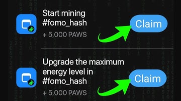 paws new task |Start mining fomo hash | paws new task bangla | paws new update |paws new task today