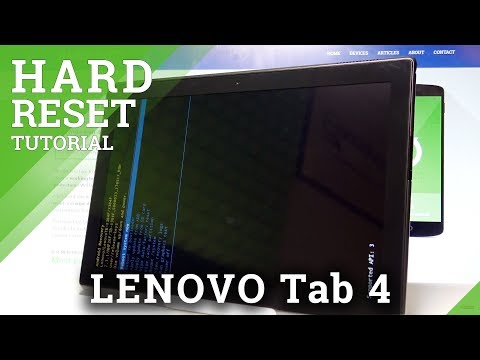 Hard reset Lenovo Smart Tab M8 | How to unlock screen locked with 