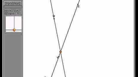 Intersection of Two Lines Using Vectors