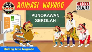 Animasi Wayang Punokawan Sekolah (Episode Merdeka Belajar) Bagong Dadi Guru Dalang Ki Seno Nugroho