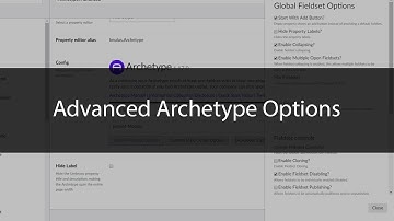 Advanced Archetype Options in Umbraco