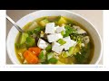 SOPA DE VERDURAS SALUDABLE Y DELICIOSA