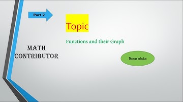 #Calculus#  1.3 part(2) Piecewise functions and their graphs by Thomas Calculus 11th edition