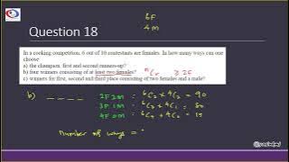 Tutorial 7 Permutations and Combinations Q17-Q23