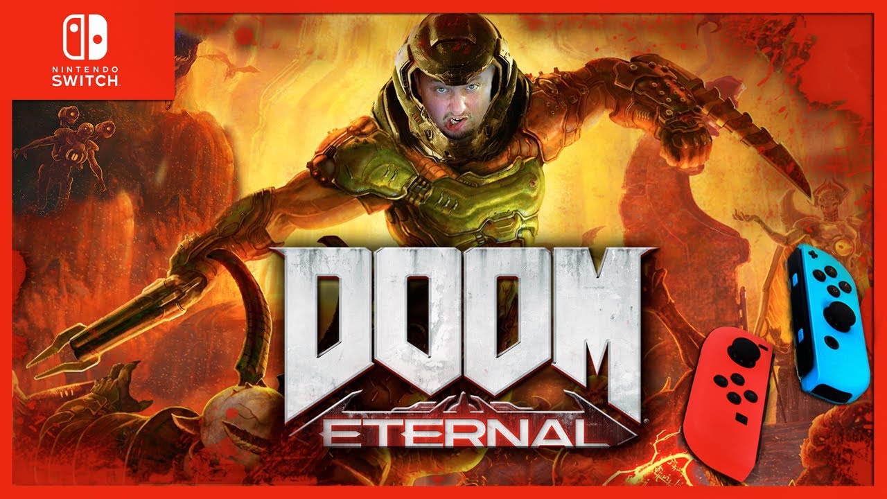 Doom eternal nintendo. Doom Eternal на Нинтендо свитч. Doom 2017 Nintendo Switch. Дум гайд. Doom Eternal Nintendo Switch купить.