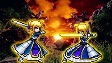 Arturia Saber (New) VS Saber OP in Jump Force Mugen