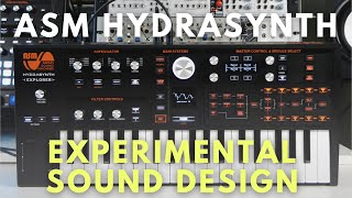ASM Hydrasynth: Experimental Sound Design Tutorial (ft. Hydrasynth Explorer)
