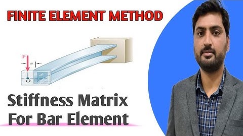 |Finite Element Method| |Bar Element Stiffness Matrix| Lecture-8