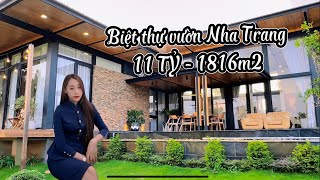 BIỆT THỰ VƯỜN NHA TRANG/ KHÁNH HOÀ CÁCH BIỂN CHỈ 15 PHÚT DI CHUYỂN FULL NỘI THẤT CAO CẤP