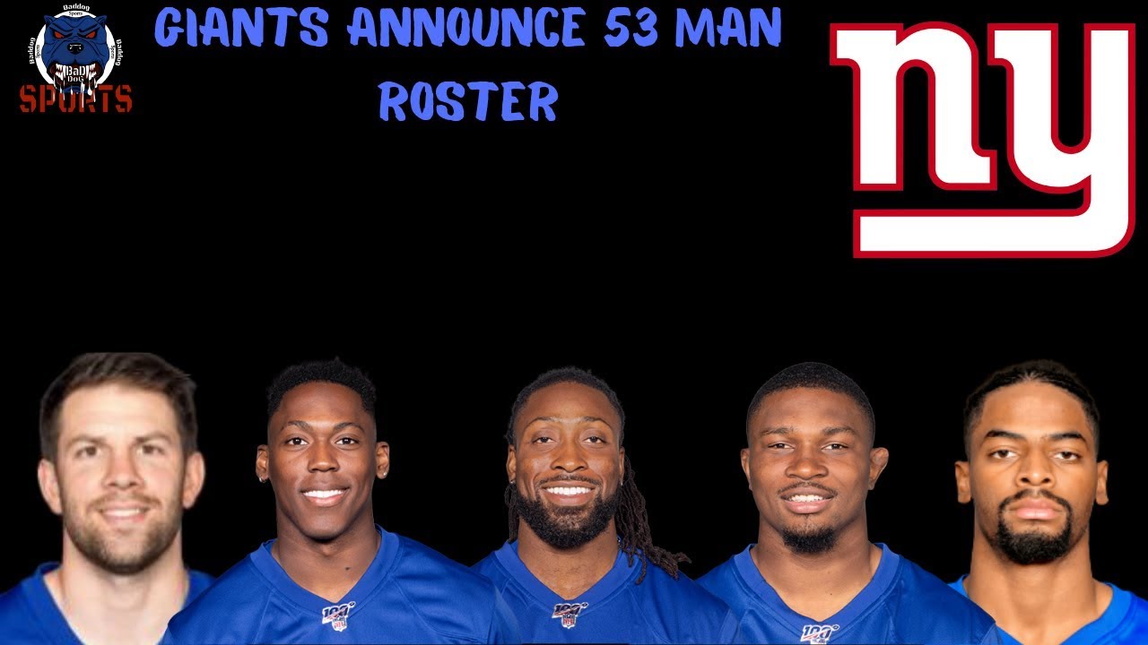 New York Giants Announce 53 Man Roster! Alex Tanney Gets Spot Over Kyle