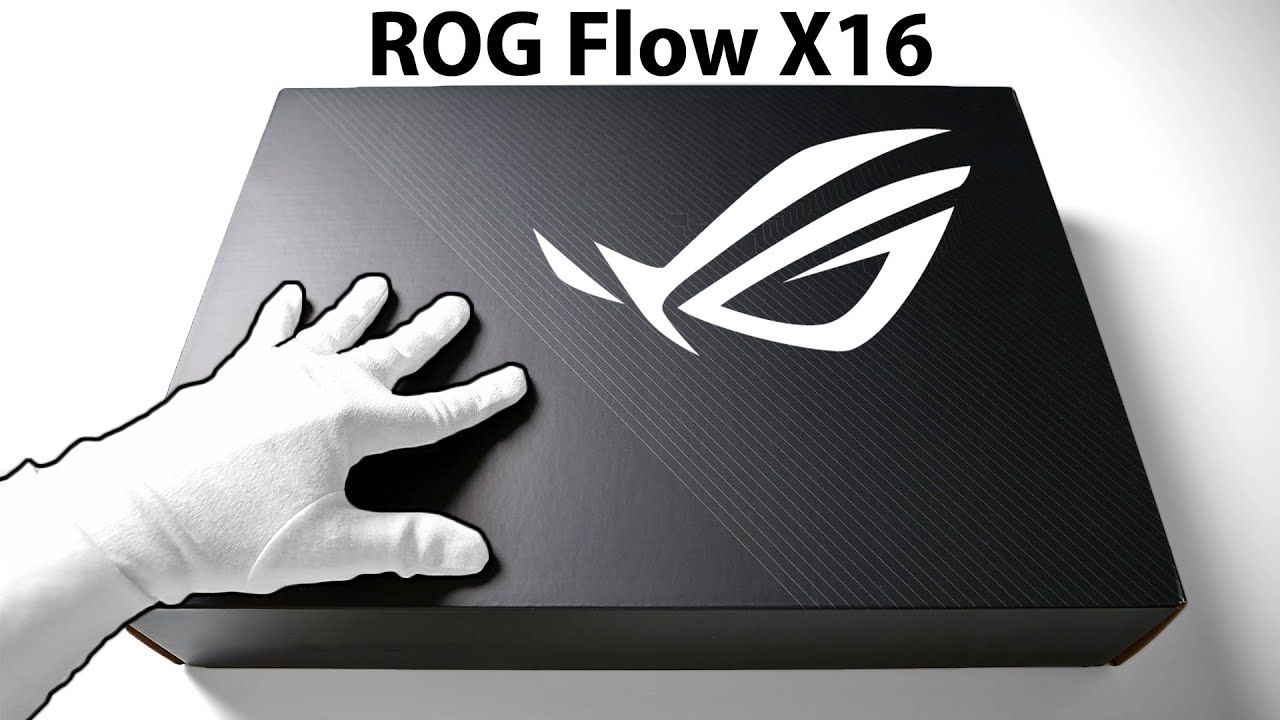 ⁣The Future of Gaming Laptops? ROG Flow X16 Unboxing + Gameplay