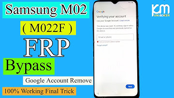 Samsung Galaxy M02 ( M022F )  FRP Bypass Android 10 | Samsung M02 Google Account Remove | M022F FRP