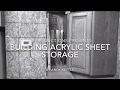 Organizing Wood Shop: Making Acrylic Sheet Storage