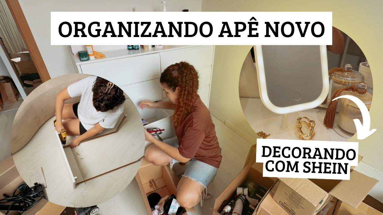 TOUR + ORGANIZANDO A CASA NOVA *ITENS DA SHEIN* por Jessica Melo