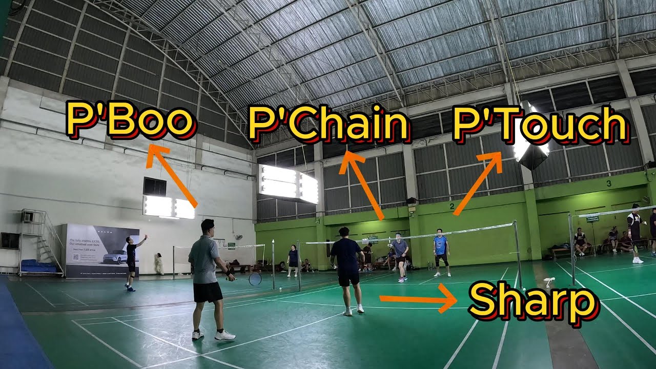 Sharp P'Boo VS P'Touch P'Chain | Badminton Drunker Team [4K]