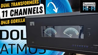 11 Channel Dual Transformer BEAST AMP! Dolby ATMOS Home Theater Amplifier! Home Theater Gurus