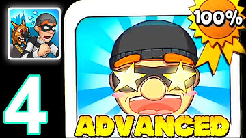 Robbery Bob - Gameplay Walkthrough (iOS, Android) Advanced Complete All Levels Part-4