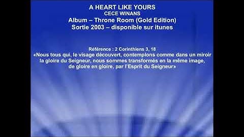 Thumbnail of A heart like yours by CeCe Winas with Lyrics