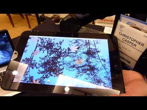 Toshiba 10" Android Tablet Demo