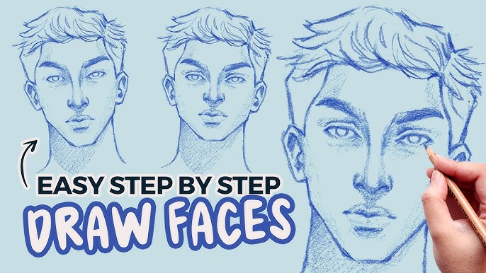 the sky has no limits — do you tips on how to draw profile faces and 3/4